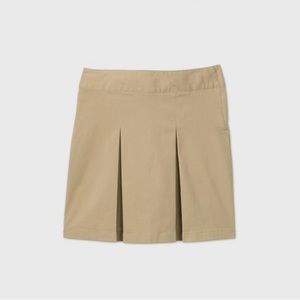 Stretch Uniform Pleated Twill Skorts